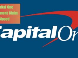 Capital One Settlement Claim Closed