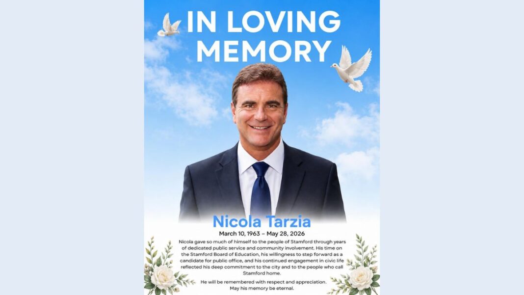 Stamford Businessman and Mayoral Candidate Nicola Tarzia, 62, Passes Away, Leaving His Loved Ones