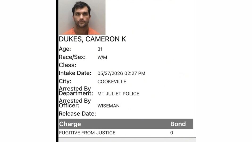 Fitness Influencer “CookingForGains” Cameron Dukes Arrested in Tennessee on Outstanding Texas Warrants