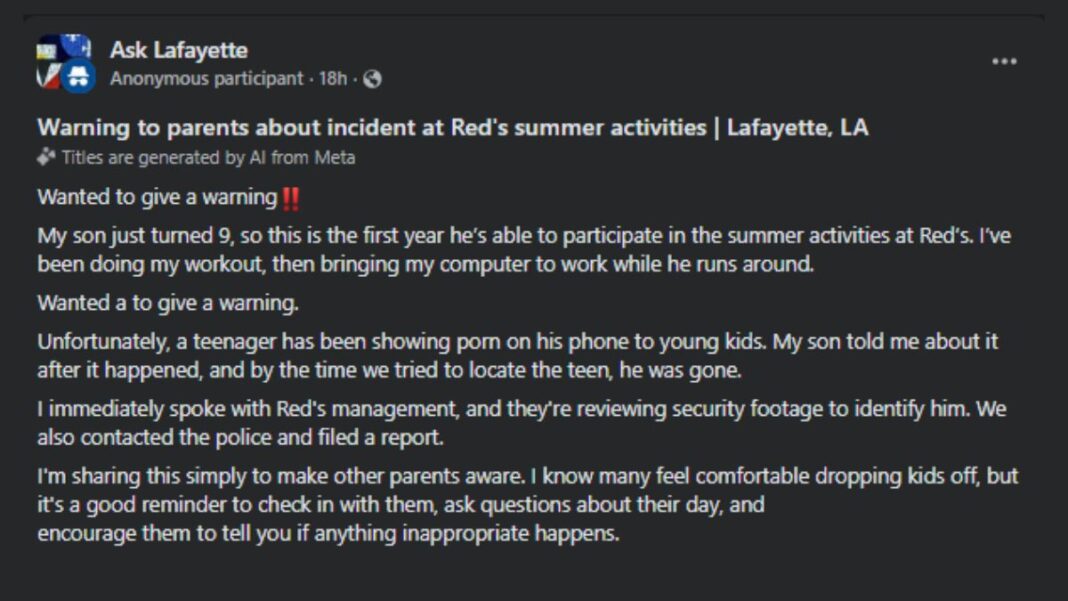 Lafayette Gym Investigation